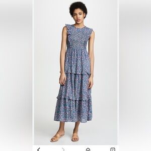Banjanan Iris Blueprint Dress Size S
